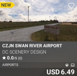 CZJN Swan River Airport by DC Scenery Design. USD 6.49