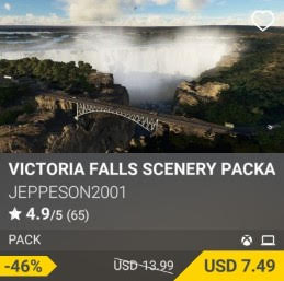 Victoria Falls Scenery Package by Jeppeson2001. USD 13.99 (on sale for 7.49)