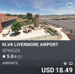 KLVK LIVERMORE AIRPORT by SPINOZA. USD 18.49