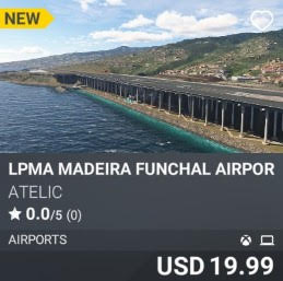 LPMA MADEIRA FUNCHAL AIRPORT by Atelic. USD 19.99