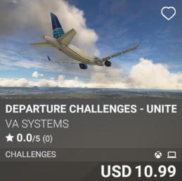 Departure Challenges - United Airlines - Vol 1 by VA SYSTEMS. USD 10.99