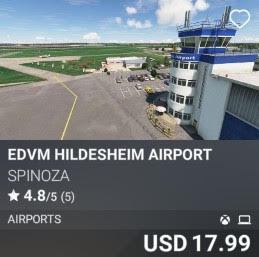 EDVM HILDESHEIM Airport by SPINOZA. USD 17.99