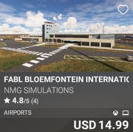 FABL Bloemfontein International Airport by NMG Simulations. USD 14.99