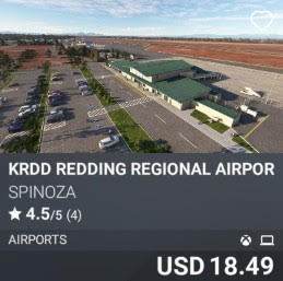 KRDD REDDING REGIONAL AIRPORT by SPINOZA. USD 18.49