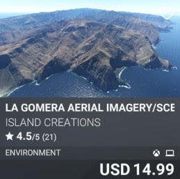 La Gomera Aerial Imagery/Scenery by Island Creations. USD 14.99