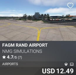 FAGM Rand Airport by NMG Simulations. USD 12.49