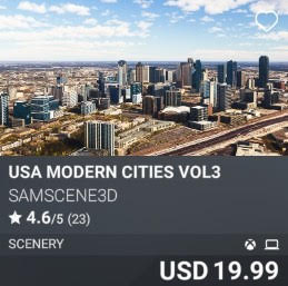 USA Modern Cities Vol3 by SamScene3D. USD 19.99