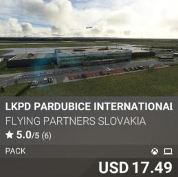 LKPD Pardubice International Airport Pack by Flying Partners Slovakia. USD 17.49