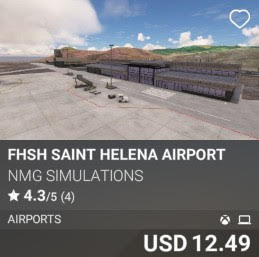 FHSH Saint Helena Airport by NMG Simulations. USD 12.49