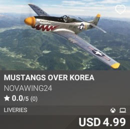 Mustangs Over Korea by Novawing24. USD 4.99