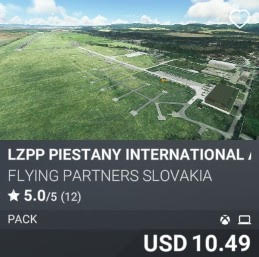 LZPP Piestany International Airport Pack by Flying Partners Slovakia. USD 10.49