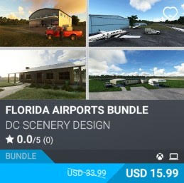 Florida Airports Bundle by DC Scenery Design. USD 15.99