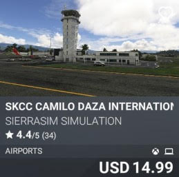 SKCC Camilo Daza International Airport by Sierrasim Simulation. USD 14.99