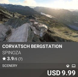 CORVATSCH BERGSTATION by SPINOZA. USD 9.99