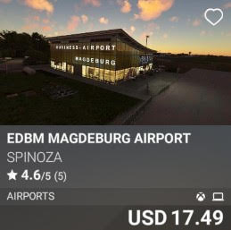 EDBM MAGDEBURG Airport by SPINOZA. USD 17.49