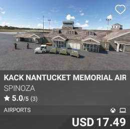 KACK NANTUCKET MEMORIAL Airport by SPINOZA. USD 17.49