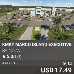 KMKY MARCO ISLAND EXECUTIVE AIRPORT by SPINOZA. USD 17.49