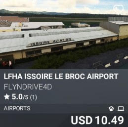 LFHA Issoire Le broc Airport by flyndrive4d. USD 10.49