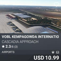 VOBL KEMPAGOWDA INTERNATIONAL AIRPORT by Cascadia Approach. USD 10.99