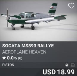 Socata MS893 Rallye by Aeroplane Heaven. USD 18.99