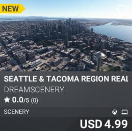 Seattle & Tacoma Region Real Trees by Dreamscenery. USD 4.99