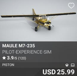 Maule M7-235 by PIlot-Experience-Sim USD 25.99