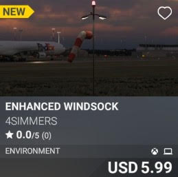 Enhanced Windsock by 4Simmers. USD 5.99