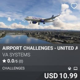 Airport Challenges - United Airlines - Vol 1 by VA SYSTEMS. USD 10.99