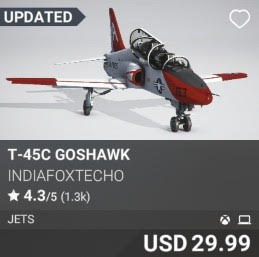 T-45C Goshawk by IndiaFoxtecho USD 29.99