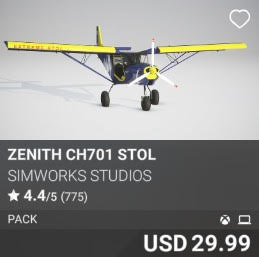 Zenith CH701 STOL by Simworks Studios USD 29.99