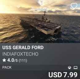 USS Gerald Ford by Indiafoxtecho USD 7.99