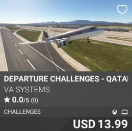 Departure Challenges - Qatar Airways - Vol 2 by VA SYSTEMS. USD 13.99