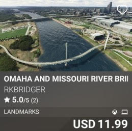 Omaha and Missouri River Bridges by rkbridger. USD 11.99