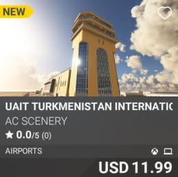 UAIT Turkmenistan International Airport by AC Scenery. USD 11.99