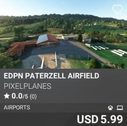 EDPN Paterzell Airfield by PixelPlanes. USD 5.99