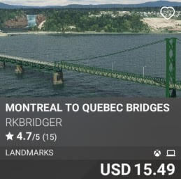 Montreal to Quebec Bridges by rkbridger. USD 15.49