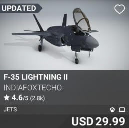 F-35 Lightning II by Indiafoxtecho. USD 29.99