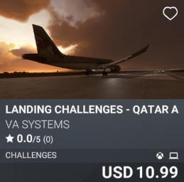 Landing Challenges - Qatar Airways - Vol 3 by VA Systems. USD 10.99