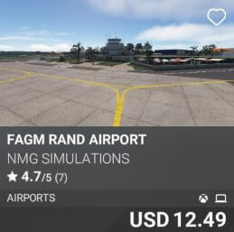 FAGM Rand Airport by NMG Simulations. USD 12.49