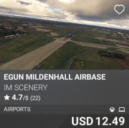 EGUN Mildenhall Airbase by IM Scenery. USD 12.49