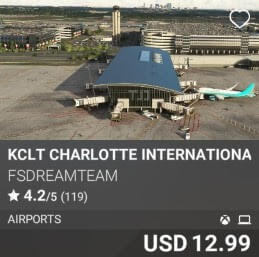 KCLT Charlotte International Airport by FSDreamTeam. USD 12.99