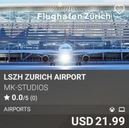 LSZH Zurich Airport by MK-Studios. USD 21.99