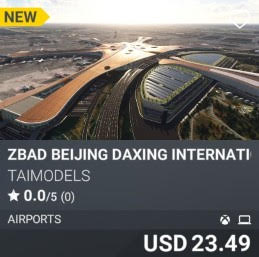 ZBAD Beijing Daxing International Airport by TAIMODELS. USD 23.49