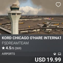 KORD Chicago O'Hare International Airport by FSDreamTeam. USD 19.99