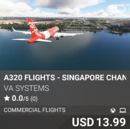 A320 Flights Singapore Chan by Va Systems USD 13.99