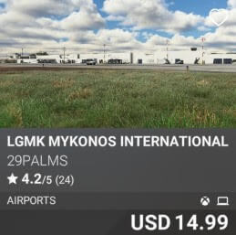 LGMK Mykonos International Airport by 29Palms. USD 14.99