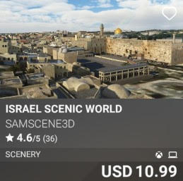 Israel Scenic World by SamScene3D. USD 10.99