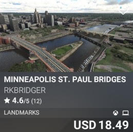 Minneapolis St. Paul Bridges by rkbridger. USD 18.49