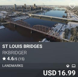 St Louis Bridges by rkbridger. USD 16.99