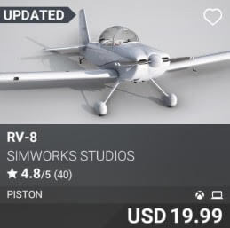 RV-8 by Simworks Studios. USD 19.99